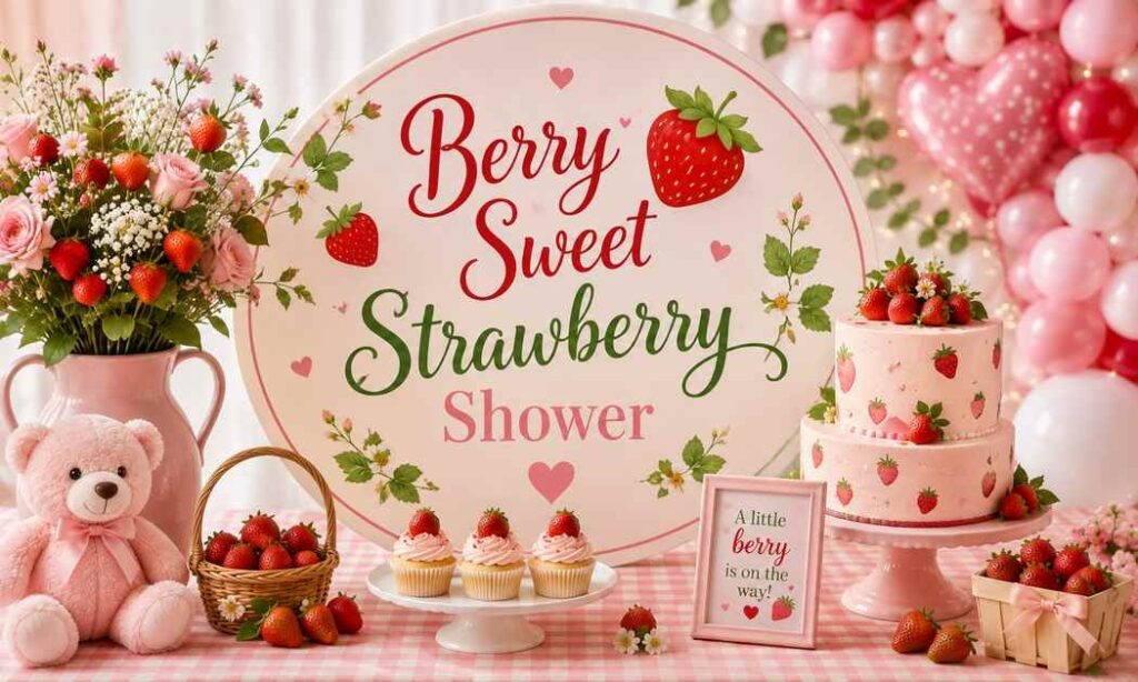 Berry Sweet Strawberry Shower 🍓
