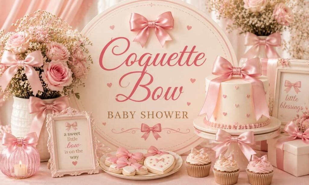 Coquette Bow Baby Shower