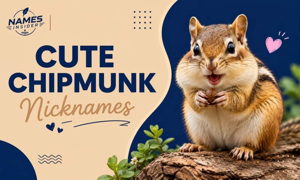 Cute Chipmunk Nicknames