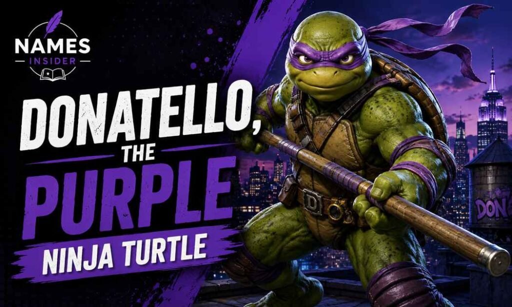 Donatello, the Purple Ninja Turtle