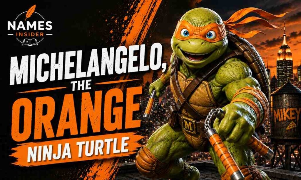 Michelangelo, the Orange Ninja Turtle