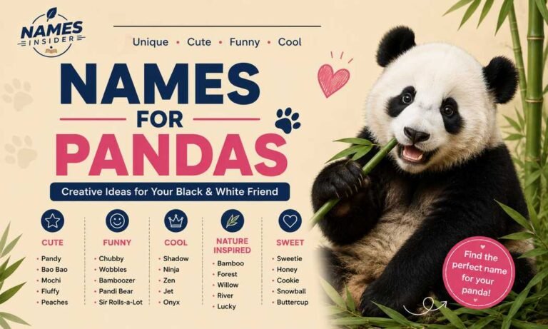 Names For Pandas