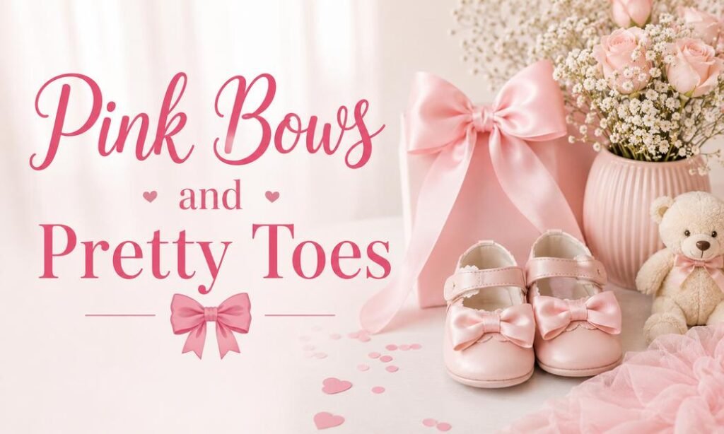 Pink Bows and Pretty Toes 🎀