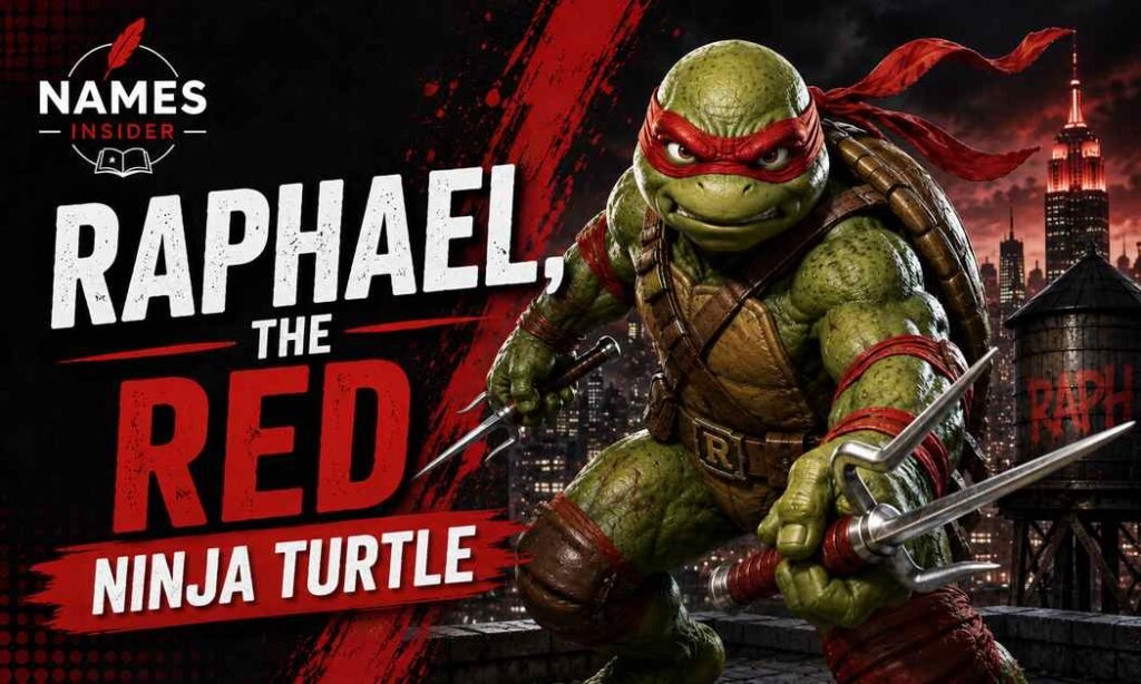 Raphael, the Red Ninja Turtle