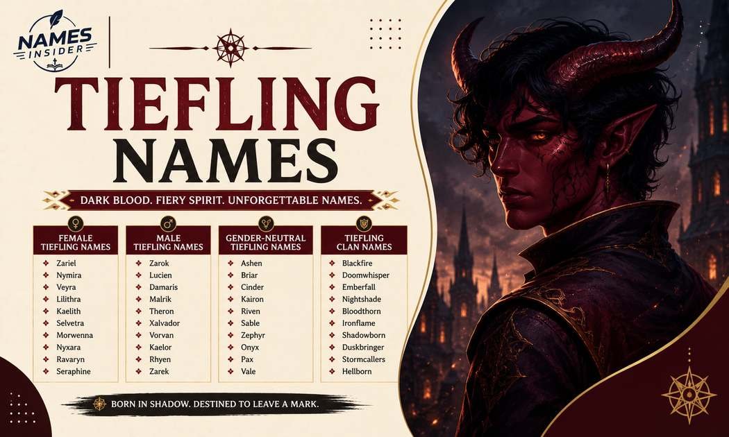 Tiefling Names